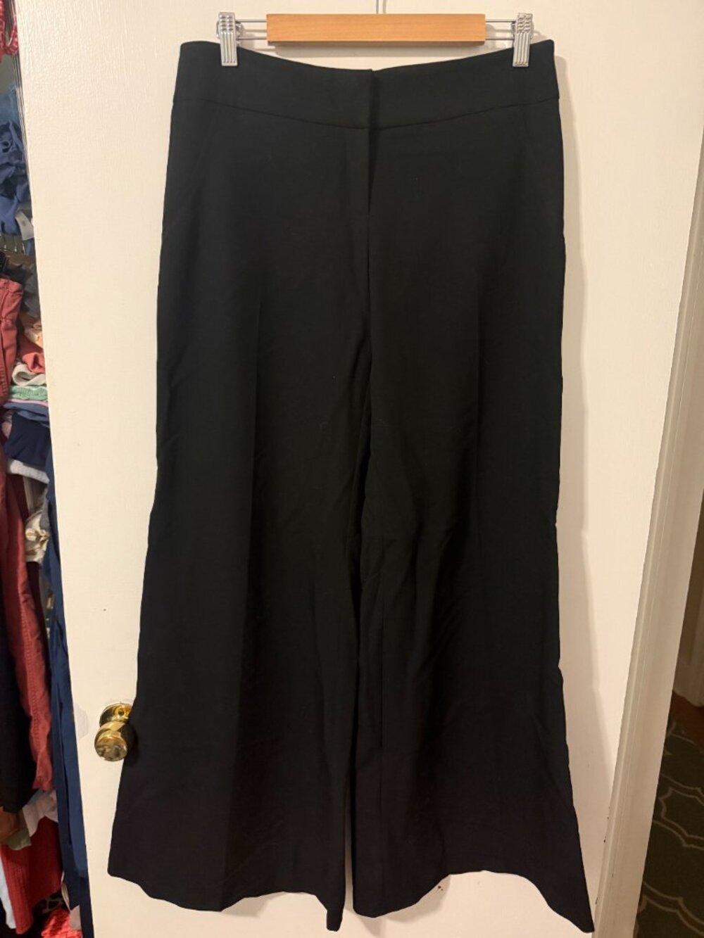 🖤 Caché 🖤 Black Wide-Leg Dress Pants Trousers 🖤 Size 6 - Picture 5 of 5